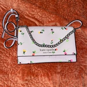 Kate Spade Floral Chain Crossbody Bag